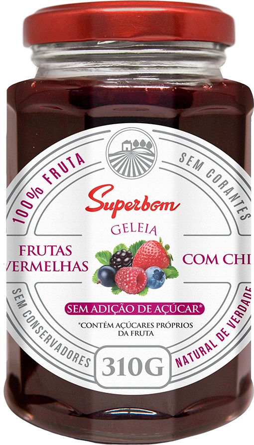 Geleia de Uva Orgânica Sem Açúcar (200g) - Fresh Orgânicos